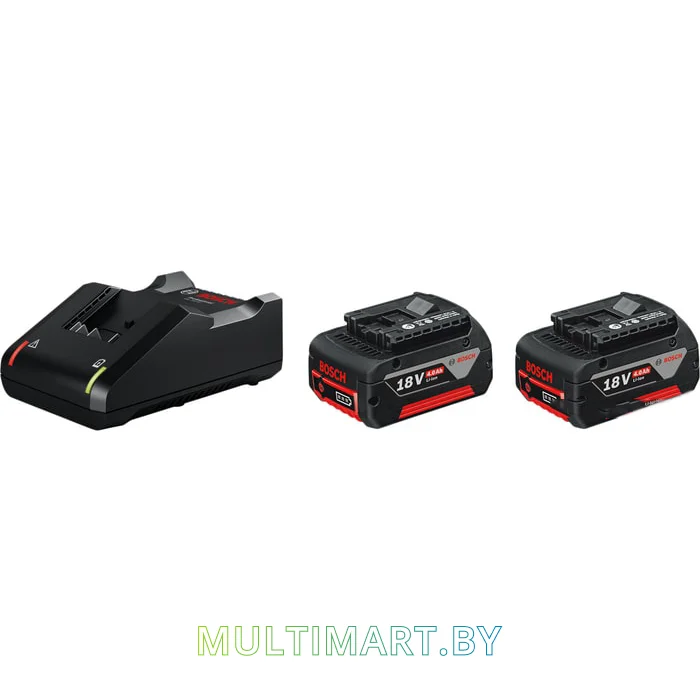 Аккумулятор с зарядным устройством Bosch GBA 18V+GAL 18V-40 Professional 1600A019S0 (18В/4 Ah + 14.4-18В)